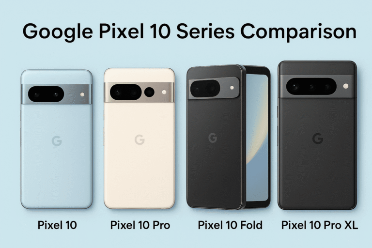 Google Pixel 10 Series Comparison: (2025 Review)